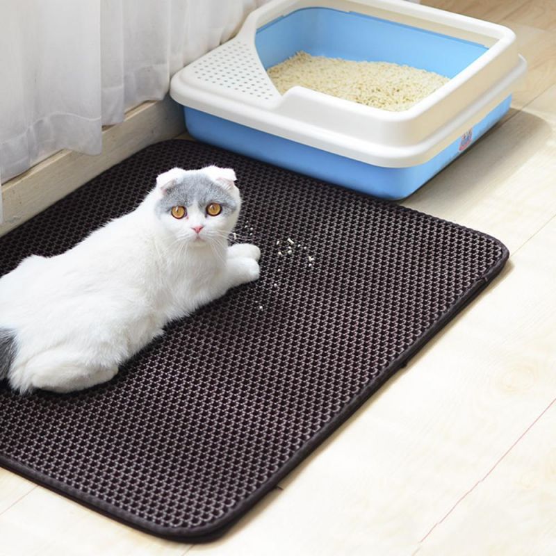 Non-Slip EVA Double Layer Pet Cat Litter Trapper Mats