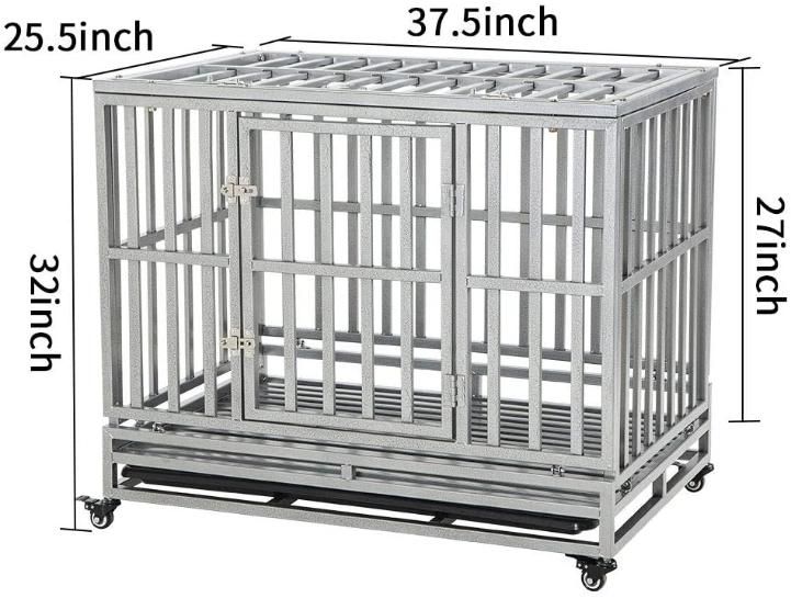 Metal Dog Cage for Medium and Large Dogs