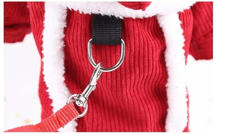 Double Layer Thickened Warm Corduroy Comfortable Cotton Cat Pet Clothes