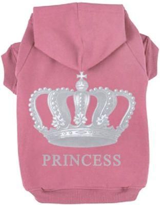 Princess Dog Cat Fleece Sweatshirt Hoodies