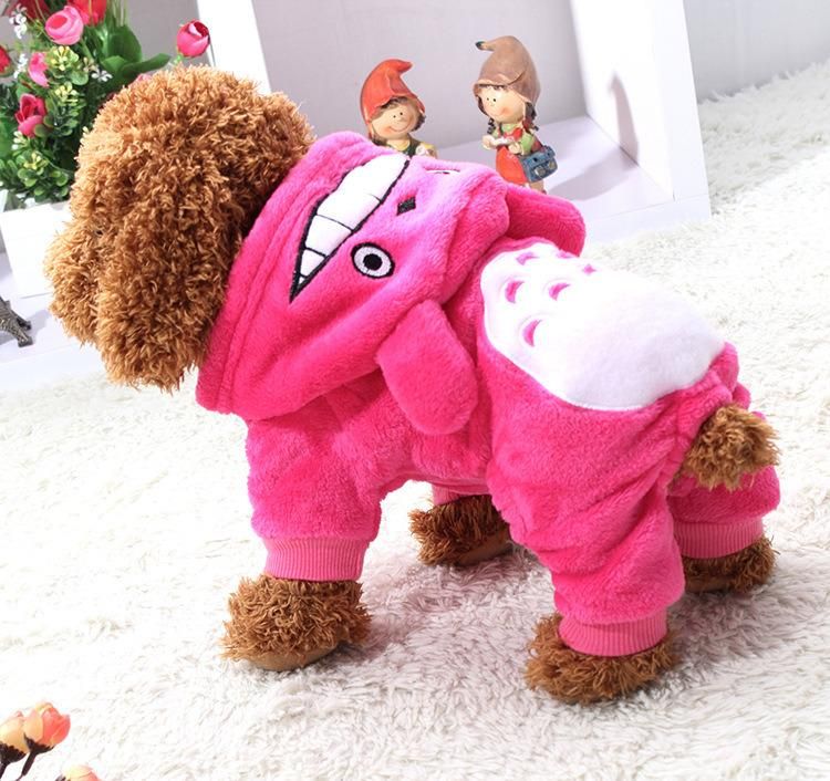 Fashion My Neighbor Totoro Warm Pet Hoodies Winter Dog Clothes Pet Coats