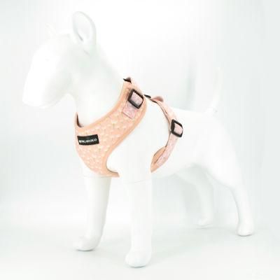 2022 Pet Supplies Customised Pet Products Reversible Dog Harness Adjustable Lovely Dog Pet Harness Dog Step in Harness