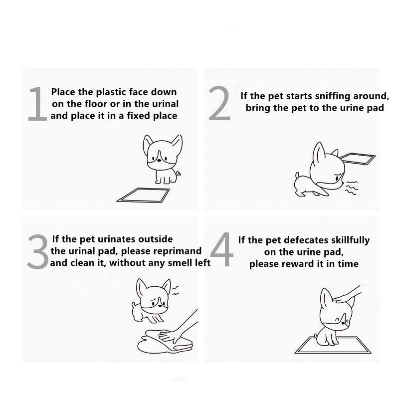 4 Layers of Pet Urine Pad Biodegradation Factory Wholesale