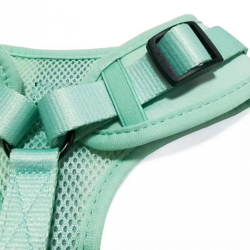 Dog Manufacturer Macarons Colors Dog Adjustable Harness with Front D Ring, Reflective Dog Harness