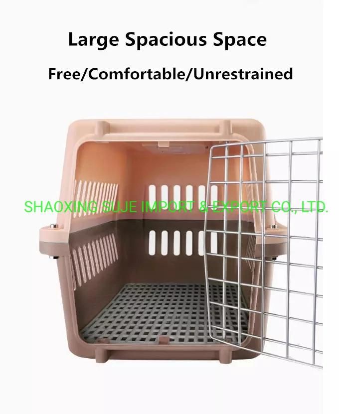 Portable Dog Carrier Pet Transport Box Travel Carrier Cages Pet Cage