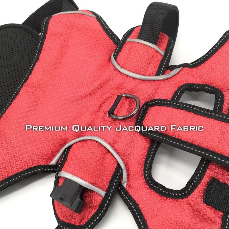 Reflective Adjustable Dog Harness Multi-Use Hiking Service Driving Pet Dog Product Dog Harness