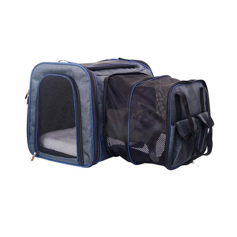 Pet Outdoor Environmental Friendly Products Furry Trolley Pet Carrier Portable Travel Carrying Bag Cage Dog House Cat Carrier Backpack Bag