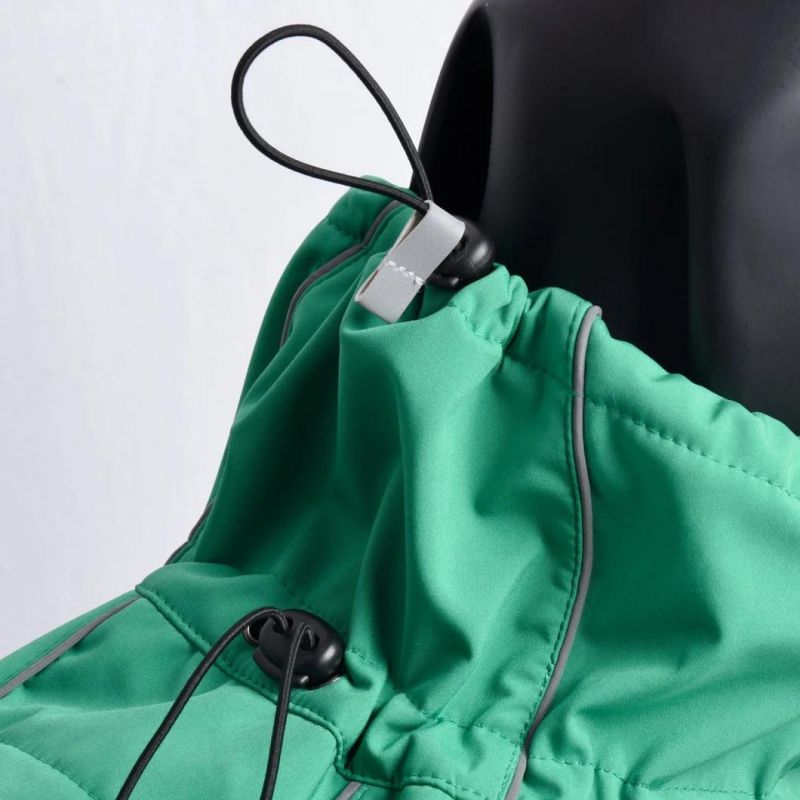 High Quality Waterproof PU Jacket Pet Apparel Pet Raincoat for Hiking Pet Product