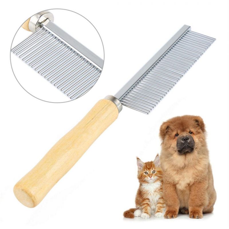 Stainless Steel Comb Dog Pet Grooming Combs Cat Cleaning Tool