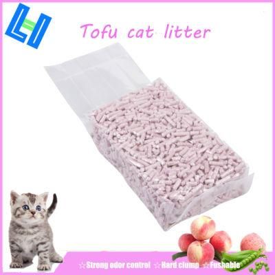 Peach Scent Tofu Cat Litter with Quality
