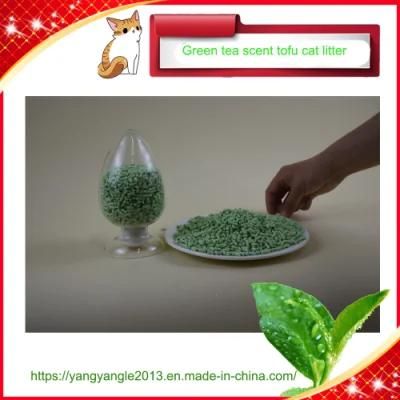 Hard Clumping Green Tea Tofu Cat Litter