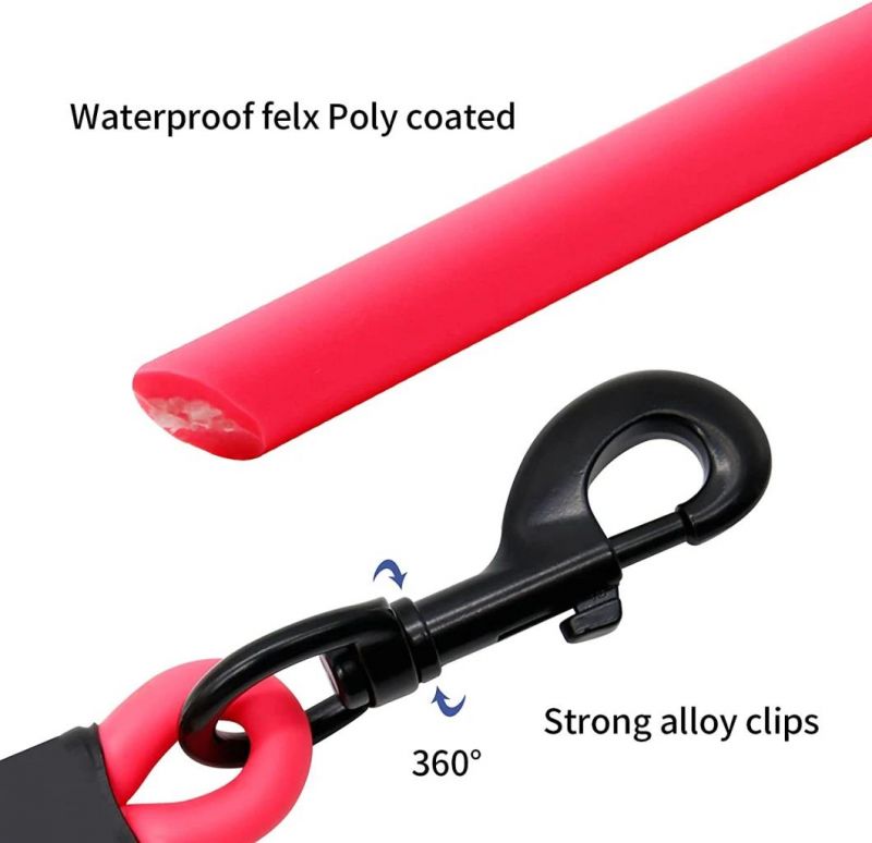 Heavy-Duty Snapeasy-Coil Construction Waterproof Dog Leash