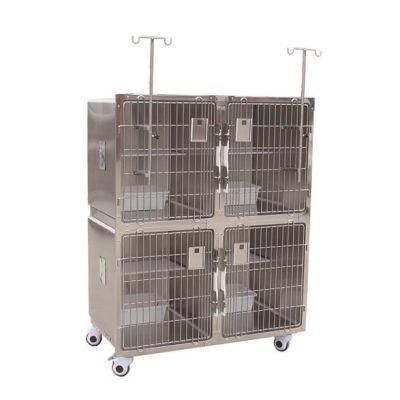 Chinese Manufacturer OEM Stainless Steel High Quality Vet Equipment Dog Cat Cage Prices