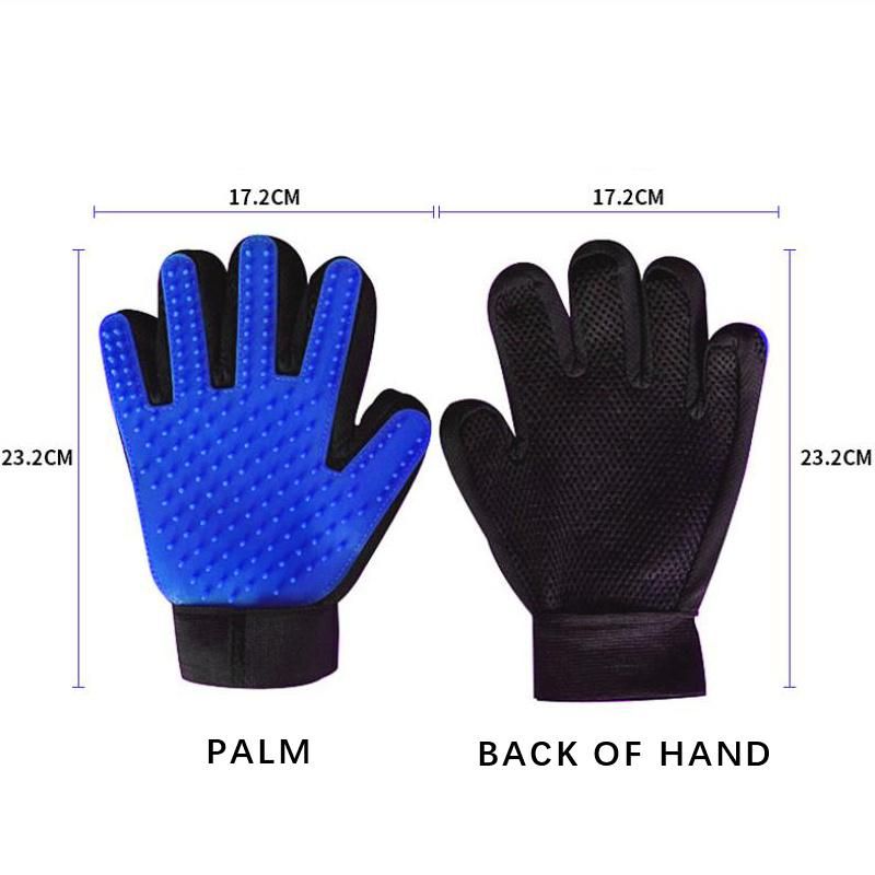 Pet Grooming Glove Five Fingers Hair Removal