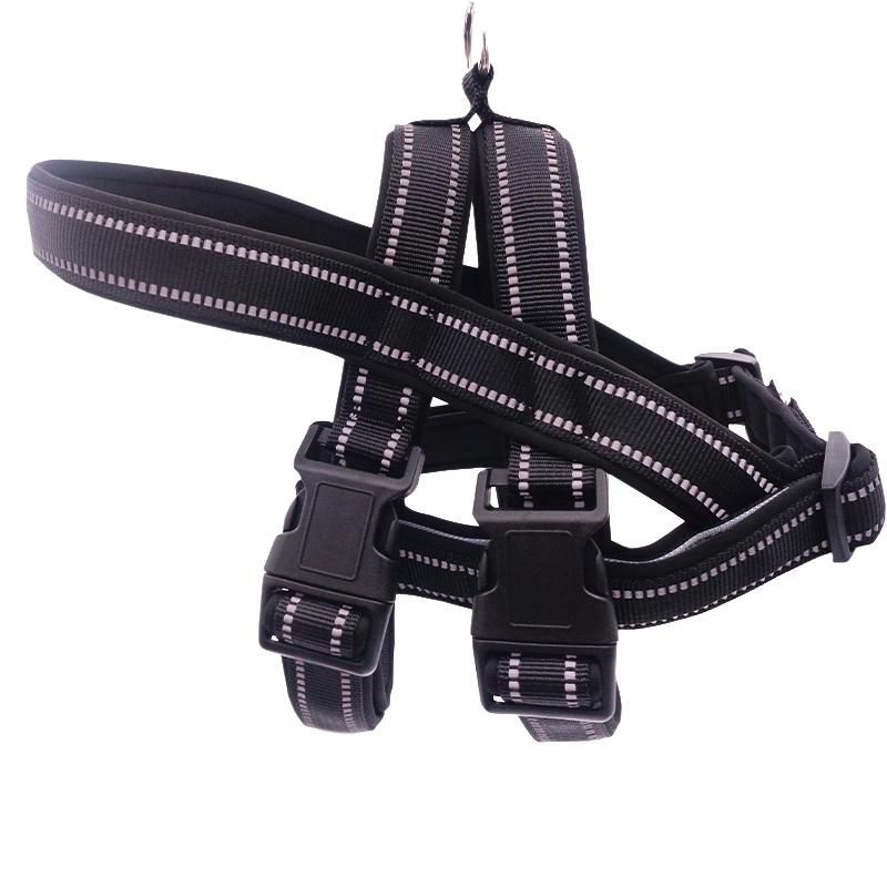 Pet Supplies Chest Strap Adjustable Chest Back Medium and Large Dogs Explosion-Proof Reflective Silk Harness