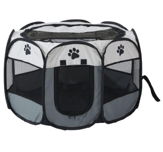 Octagon Pet Pen Pet Tent Oxford Bunay Claw Folding Dog Cage Dog Cat Delivery Room Dog Kennel Cat Nest Pet House