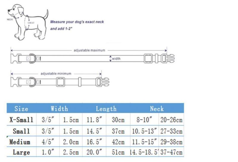 100% Natural Hemp Dog Collar with Metal Buckle for Pet Dogs