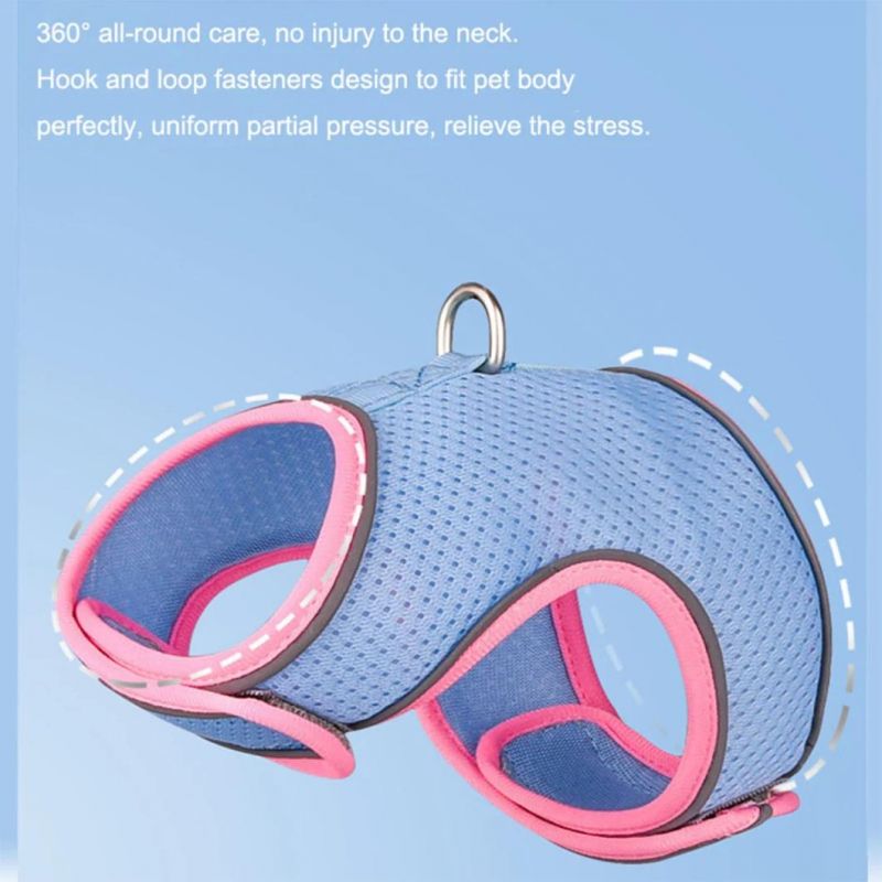 Breathable Mesh Cat Harness with Soft Pet Leash