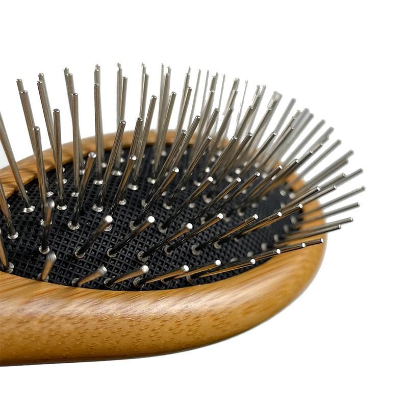 Pet Cleaning Hair Bamboo Wood Needle Comb for Pet Grooming Tool