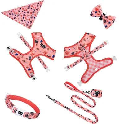 Hot Sale Reversible Dog Harness Custom Pattern Print Pet Harness