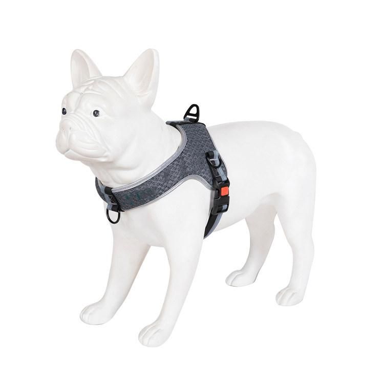 Dog Soft Padded Mesh Adjustable Luxury No Pull Durable Reflective Dog Harness