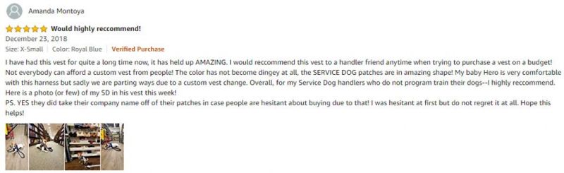 Spupps Service Dog Vest Harness with Patches and Sturdy Handle