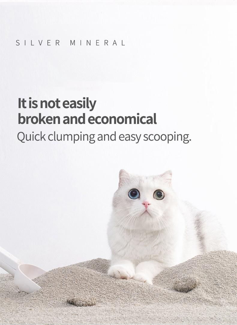 Love Sand Silver Mineral Cat Litter Pet Products