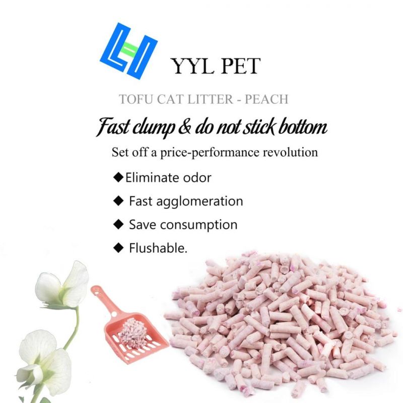 Tofu Cat Litter --Peach Scent for Cat Toilet
