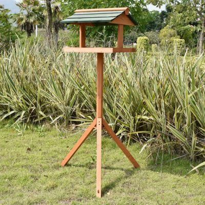 Wholesale Outdoor Vertical Fancy Bird Feeder Wooden House Nests Bird Cage