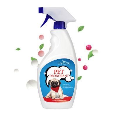 Tsong Contract Manufacturing Pet Hair Cleaning Shampoo for Pet Care Nontransparent 500ml Pet Deodorant Spray