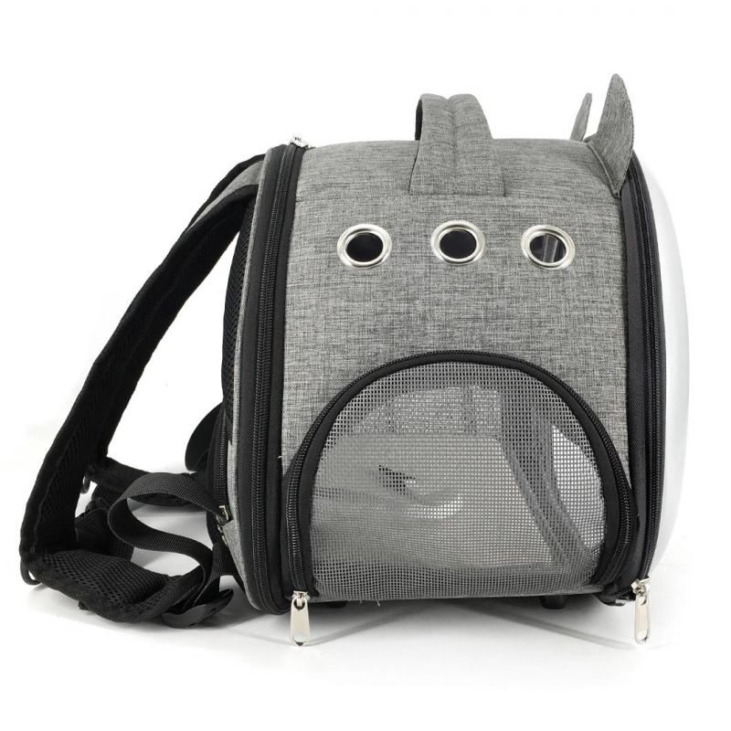 Portable Dog Cat Carrier Bag Breathable Space Travel Bag Transparent Outdoor Small Cat Carrier Pet Backpack