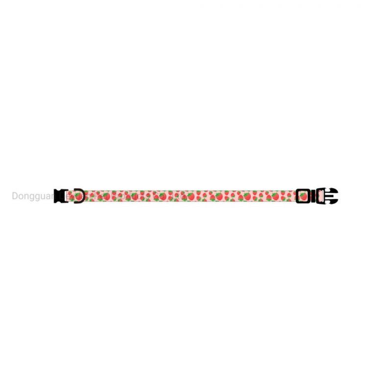 New Summer Fruit Series Pet Collar, Sweet Strawberry Collar