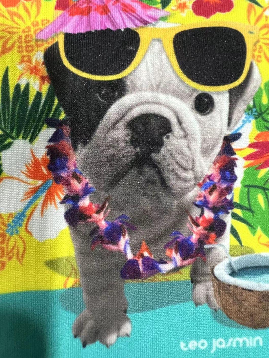 Digital Printing Fashion Designer Dog Clothes Pet Shirt Pet Accessories