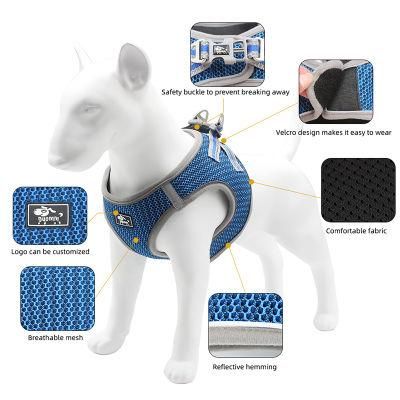 Top Wholesales Dog Supplies New Design Qunlity Pet Products Reflective Comfortable Dog Harness for Cat and Dogs