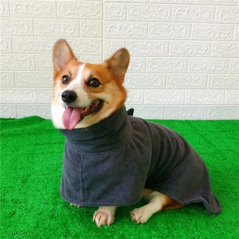 Quick Dry Dog Towel Jacket Towel Vest Pet apparel Secado Rá Pido Toalla Perro Traje