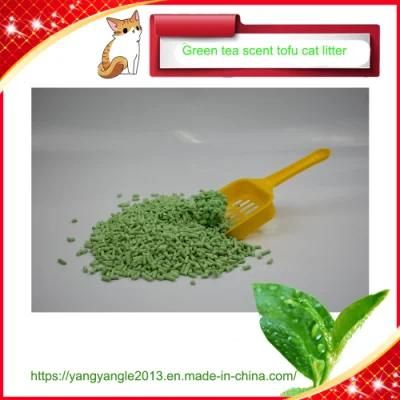 Odor Control Green Tea Tofu Cat Litter with Factory Direct