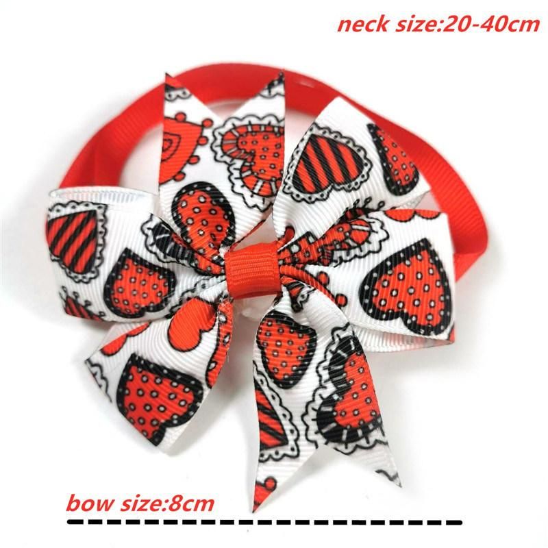 Professional Manufacturer Supplier Pet Dog Bow Collar Tie with Bow Tie for Dogs