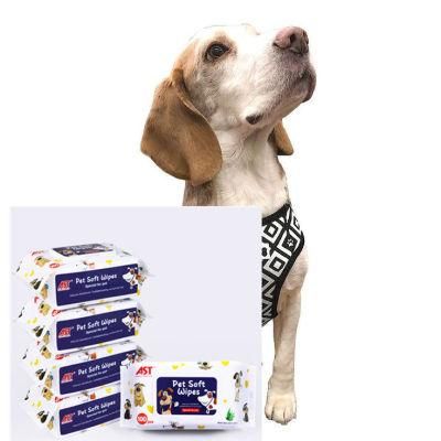 Pet Tissues Disposable Tear Stain Cleaning Wet Wipes Grooming Dog Wet Tissue