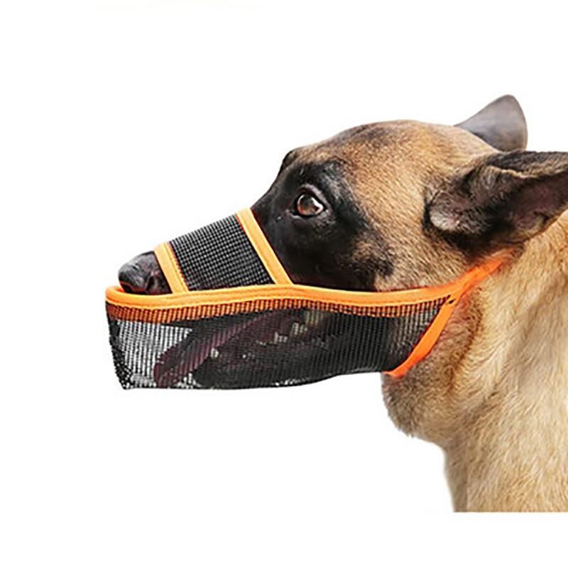 Adjustable Nylon Soft Padded Pet Muzzle Comfortable Dog Mouth Cover