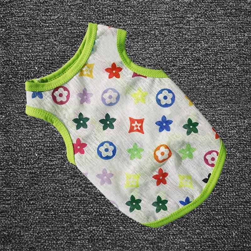 Cute Pet Clothes Cartoon Pet Clothing Summer Shirt Casual Vests Cat T-Shirt Puppy Dogs Clothes