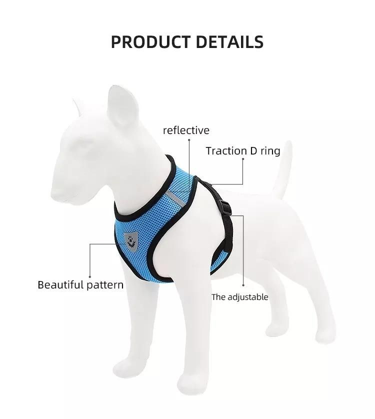 All Weather Pet Dog Mesh Step in Vest Harness for Small and Medium Dogs by Best Pet Supplies