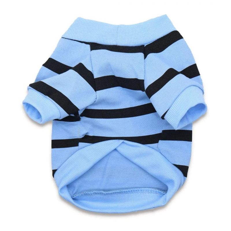 Striped Dog Shirt Summer Autumn Pet Shirt