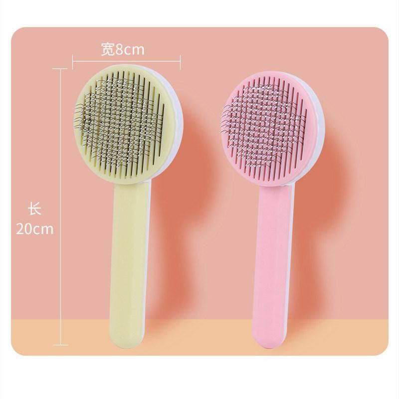 Pet Brush Hair Removes Pet Hair Comb Cleaning Slicker Brush