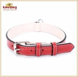 Classical Soft and Durable Real Leather /Four Colors Dog Collars (KC0150)