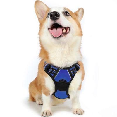 Pet Supplies for Dog Harness Breathable Air Mesh Walking Pet Harness with 2 Metal Rings