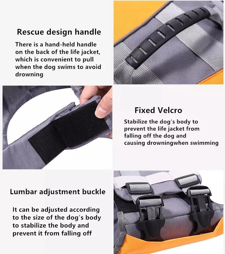 New Neoprene Snug and Safer Dog Life Vest Sports Style Dog Life Jackets with Superior Buoyancy
