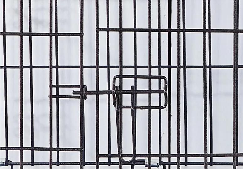 Bold and Heavy Square Tube Bottom Folding Cage Large Dog and Dog Cage