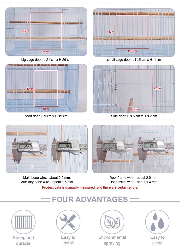 in Stock Large Size Cheap Wholesale Bird Cages