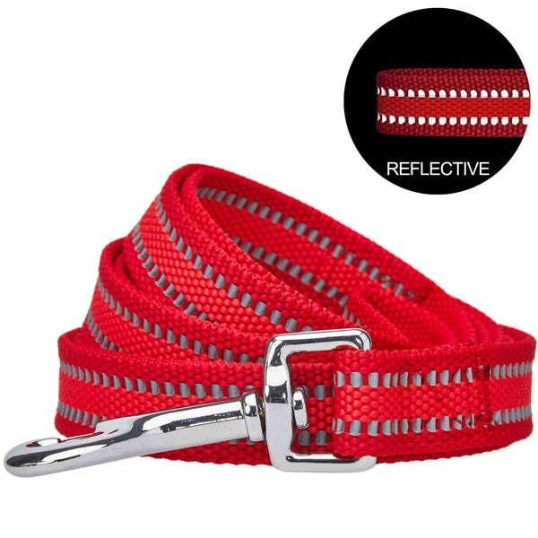High Quality Rich Color Polyester Pet Accessories Reflective Dog Leash Lead Set