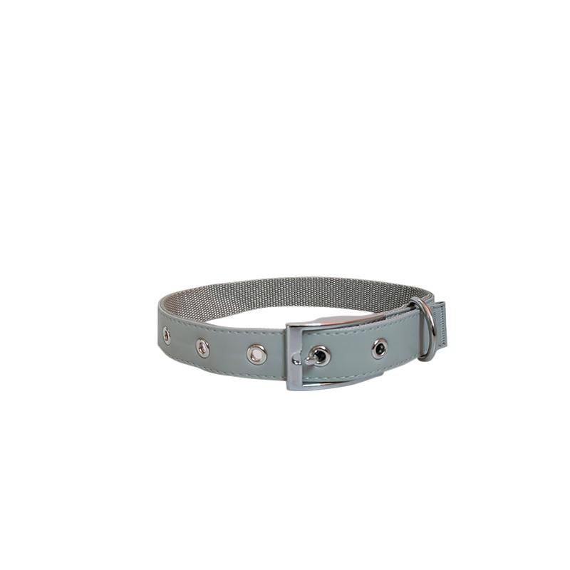 Microfiber Perforated Collar, Needle Buckle Pet Collar, New Dog Collar